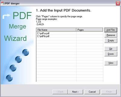 PDF Merger 2.5 - Fusionner des fichiers PDF