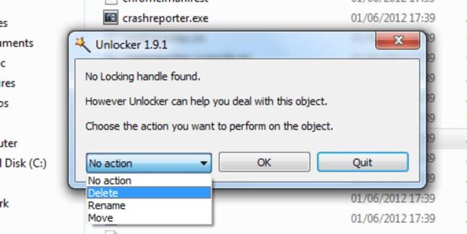 Unlocker 1.9.2 - Hartnäckige Software zum Löschen von Dateien und Ordnern Unlocker 1.9.2 - Hartnäckige Software zum Löschen von Dateien und Ordnern