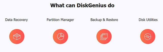 DiskGenius 5.4.0.1124 - Datenwiederherstellung, Laufwerkspartitionsverwaltung