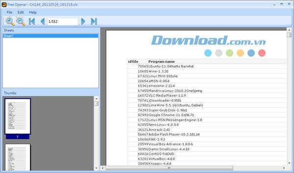 Free Opener 2.0.1.0 - Anzeigen und Bearbeiten mehrerer Dateiformate