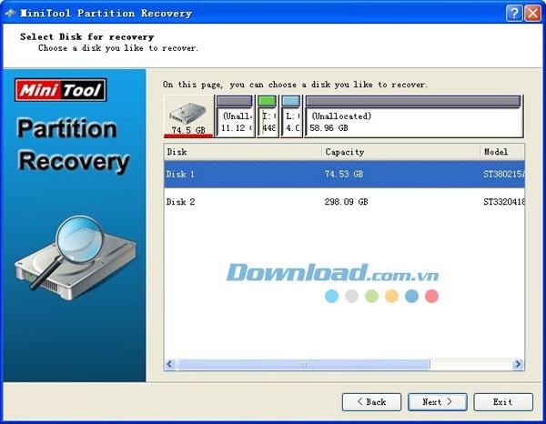 MiniTool Partition Recovery 5.0 - Gelöschte Partitionen wiederherstellen