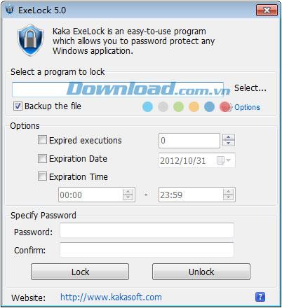 KaKa ExeLock 5.0 - Ein Tool zum Sperren von Dateien