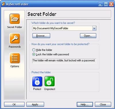 MySecretFolder 5.3 - Ordner schützen