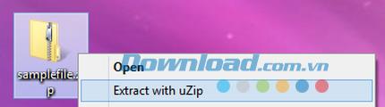 uZip 1.0 - Dienstprogramm zur Dekomprimierung von Dateien