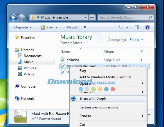 Droplr 2.1.0 - Software für die gemeinsame Nutzung von Dateien