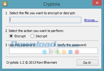 Cryptola 1.2 - Dateisicherheit