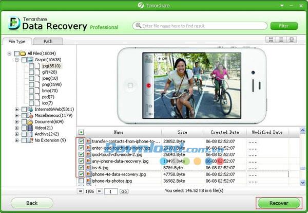 Tenorshare Data Recovery Professional 4.1 - Excellent outil de récupération de données