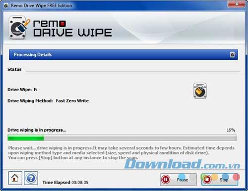 REMO Drive Wipe - Leistungsstarkes Tool zum Reinigen von Datenträgern