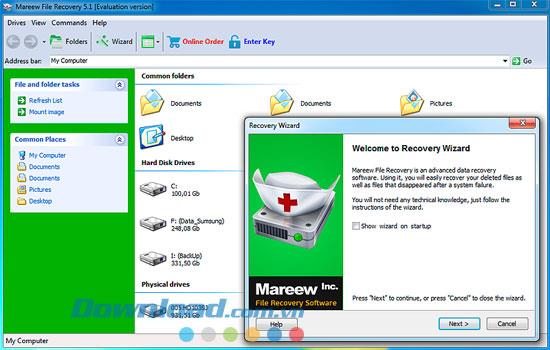 Mareew File Recovery 5.1 - Récupérer rapidement des fichiers