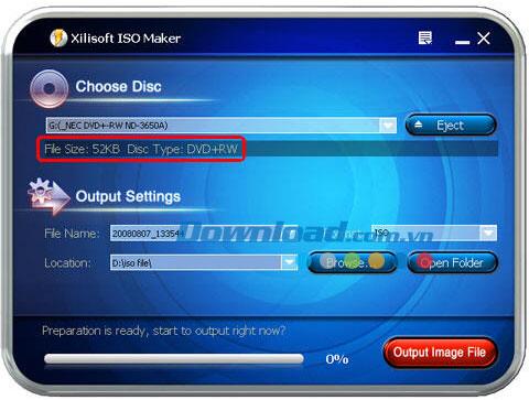 Xilisoft ISO Maker 1.0.0 - Software zum Erstellen von ISO-Dateien