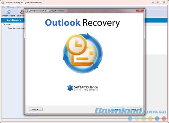SoftAmbulance Outlook Recovery 3.41 - Récupération de données pour Microsoft Outlook