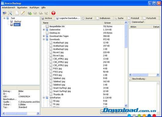 Areca Backup 7.2.15 - Datenwiederherstellungssoftware