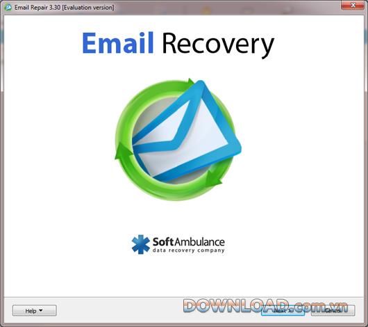 SoftAmbulance Email Recovery - Récupérer la base de données des e-mails