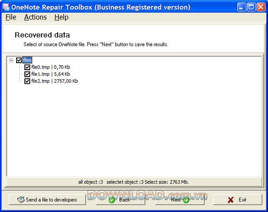 OneNote Repair Toolbox - Stellt Daten für * .one-Dateien wieder her