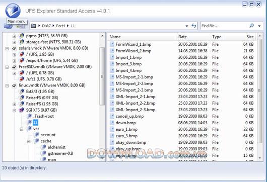 UFS Explorer Standardzugriff - Zugriff auf blockierte Daten