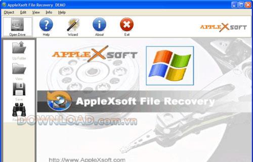 AppleXsoft File Recovery - Récupérer des fichiers supprimés