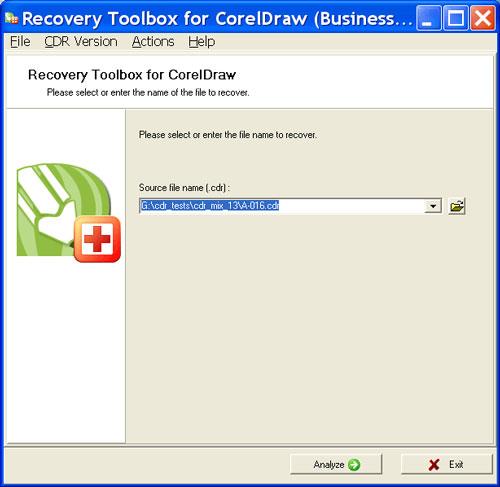 Recovery Toolbox für CorelDraw