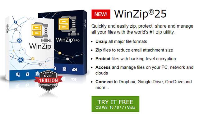 WinZip 25 - Logiciel de compression de données, de décompression WinZip 25 - Logiciel de compression de données, de décompression