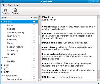 Portable BleachBit 4.0 - Systemreinigungssoftware
