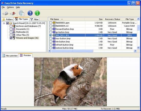 Einfache NTFS-Datenwiederherstellung