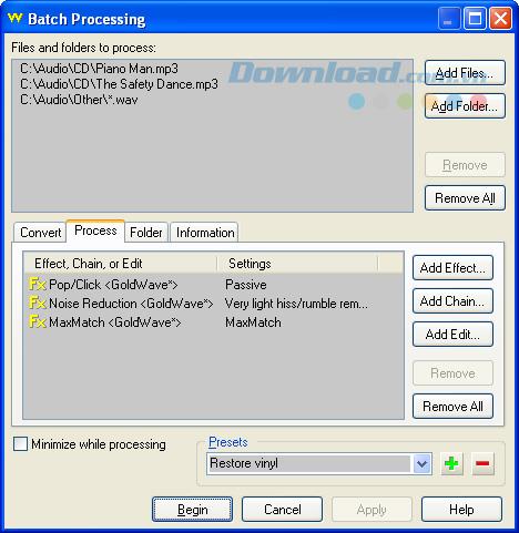 GoldWave 6.51 - Logiciel d'édition audio professionnel