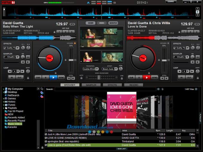 VirtualDJ 2021 build 6240 - Erstellen und mischen Sie professionelle DJ-Musik auf Ihrem Computer