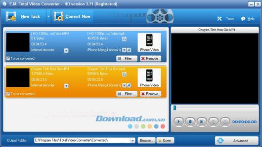 Total Video Converter 3.71 - Konvertieren Sie Video- und Audioformate