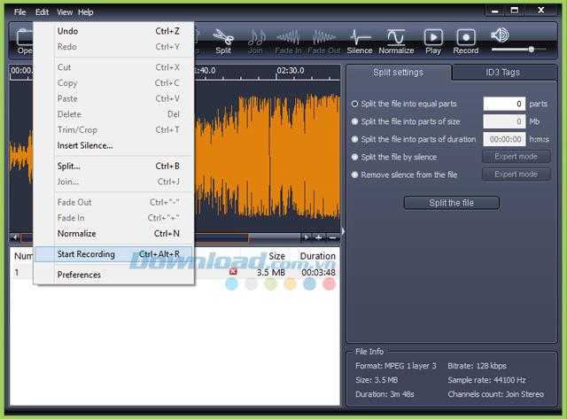 X-Wave MP3 Cutter Joiner 3.0 - Logiciel couper et joindre de la musique simple
