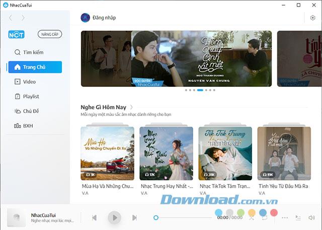 NhacCuaTui 2.0.0 - Logiciel pour écouter de la musique en ligne gratuitement NCT NhacCuaTui 2.0.0 - Logiciel pour écouter de la musique en ligne gratuitement NCT