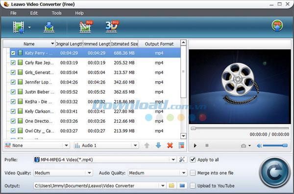 Leawo Video Converter 6.0 - Kostenlose Videokonvertierungssoftware