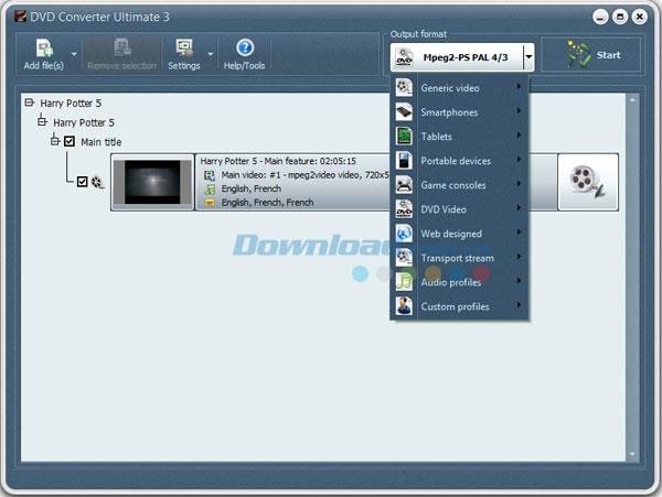 VSO DVD Converter Ultimate 3.5.0.10 - Konvertieren Sie DVD in Video