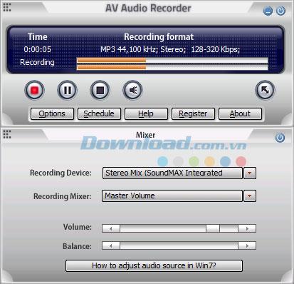 AV Audio Recorder 4.5.1 - Professionelle Audioaufzeichnungsanwendung