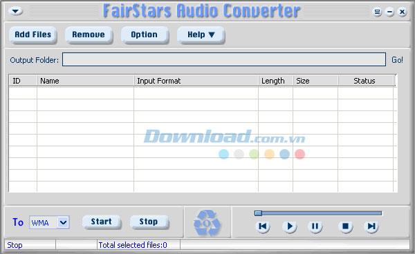 FairStars Audio Converter 2.0 - Logiciel de conversion audio
