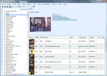JB Music Catalog 2.1 - Créer un catalogue de collection de musique JB Music Catalog 2.1 - Créer un catalogue de collection de musique