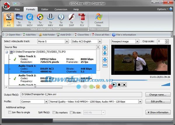 VSDC Free Video Converter 2.4.4.270 - Édition et conversion vidéo gratuites