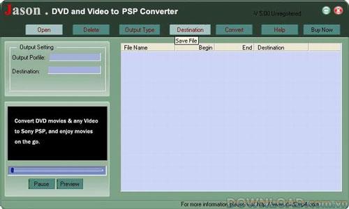 Jason DVD Video to SWF Converter 4.38 - Logiciel de conversion SWF