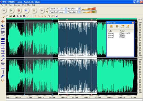 Audio Editor Studio 1.90 - Application de gestion audio