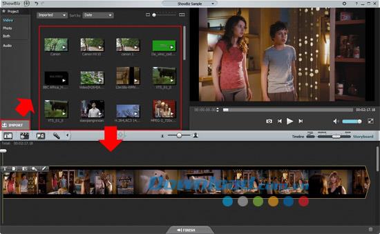 ArcSoft ShowBiz 5.0.1.480 - Software zum Erstellen von Filmen und Bearbeiten von Videos