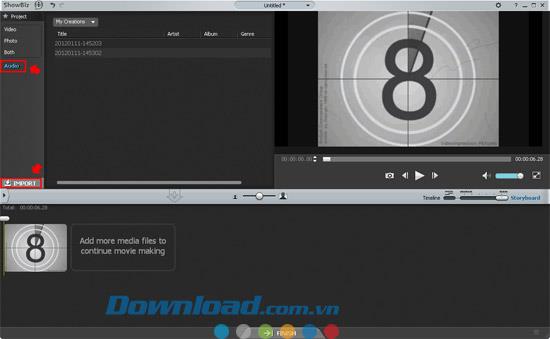 ArcSoft ShowBiz 5.0.1.480 - Software para crear películas y editar videos