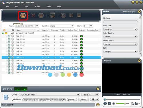 iJoysoft DVD to MP4 Converter 5.0 - Convertir un DVD en MP4