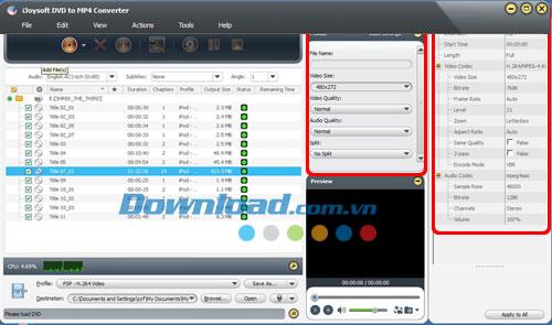 iJoysoft DVD to MP4 Converter 5.0 - Convertir un DVD en MP4