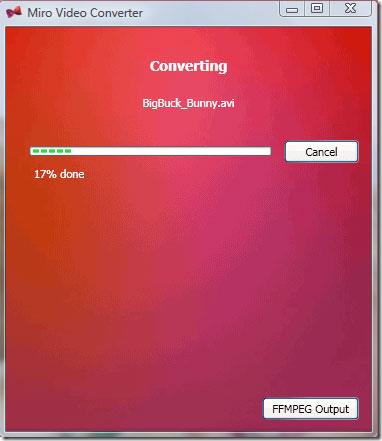 Miro Video Converter3.0-ビデオファイルを変換する Miro Video Converter3.0-ビデオファイルを変換する