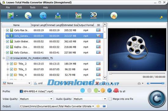 Leawo Total Media Converter Ultimate 6.0.0.1 - Convertisseur vidéo multifonctionnel