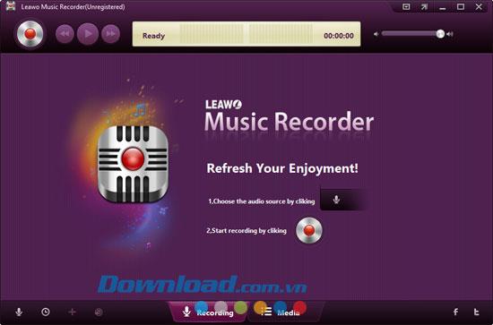 Leawo Music Recorder 1.0.0 - Logiciel d'enregistrement professionnel