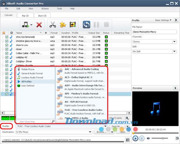 Xilisoft Audio Converter Pro 6.1.0 - Logiciel de conversion audio professionnel