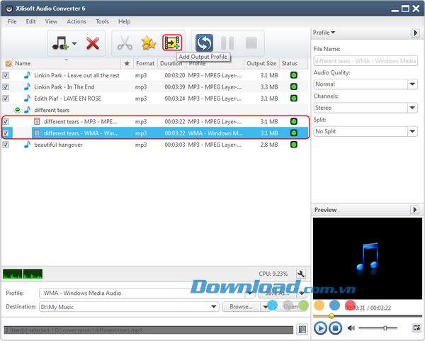 Xilisoft Audio Converter 6.0.0 - Convertisseur audio professionnel