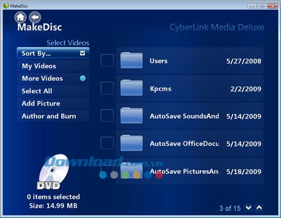 CyberLink MakeDisc 3.0 - Logiciel professionnel de gravure de CD et de DVD