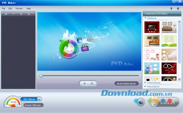 iOrgsoft DVD Maker 2.0.7 - Créateur de films DVD
