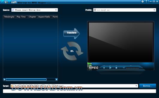 XtoYsoft Blu-ray en MPEG Ripper - Convertir Blu-ray en MPEG