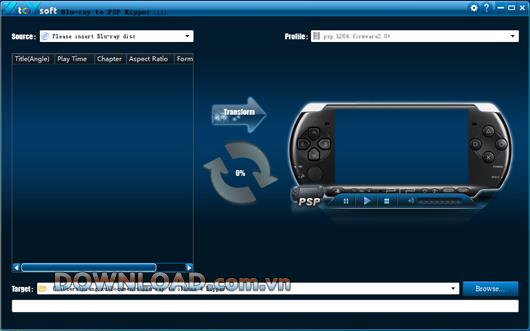 XtoYsoft Blu-ray vers PSP Ripper - Convertir Blu-ray en PSP